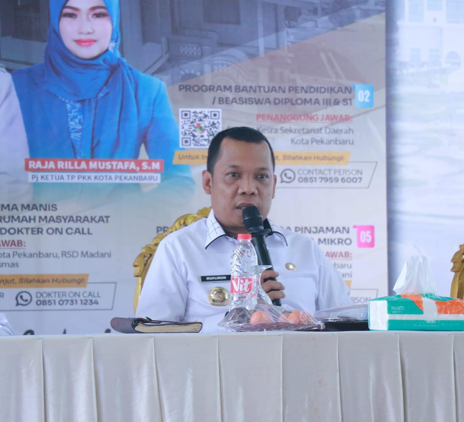 Pj Wali Kota Pekanbaru Muflihun Ajak Anak Muda Ciptakan Suasana Pilwako Damai
