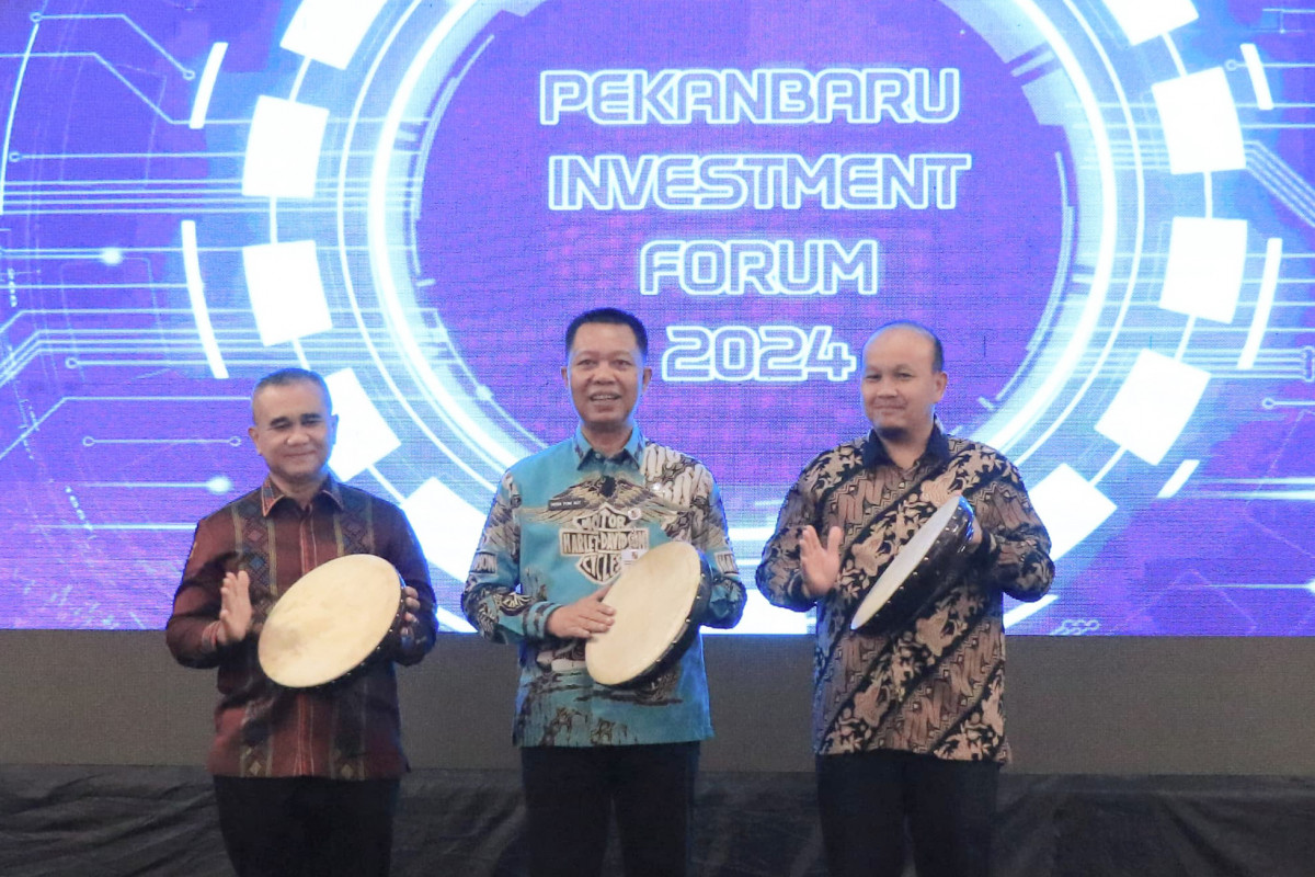 Sekdako Pekanbaru Indra Pomi Buka Investment Forum Apeksi