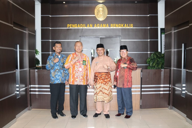 Wabup Bagus Santoso Kunjungi Kantor Pengadilan Agama Bengkalis