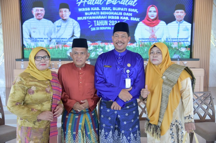 Bupati Bengkalis Menghadiri Acara Halal Bi Halal IKBSB