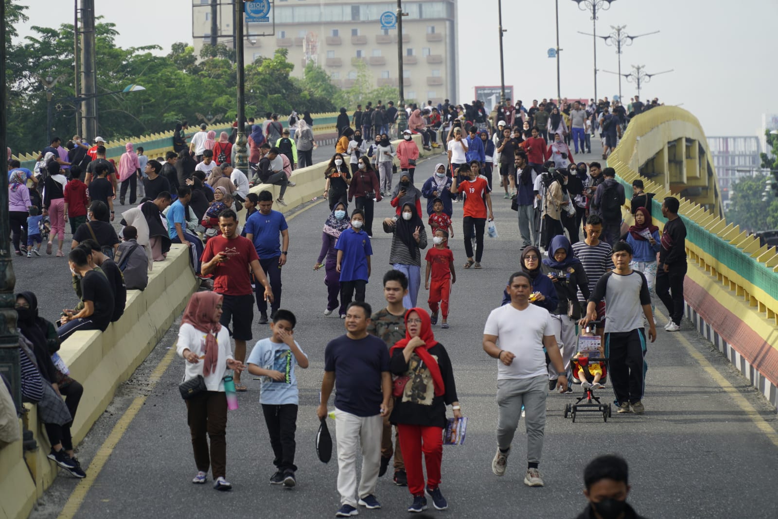 Lama Ditutup Sejak Ramadhan, Minggu Lusa Pemko Pekanbaru Buka Car Free Day Jalan Sudirman
