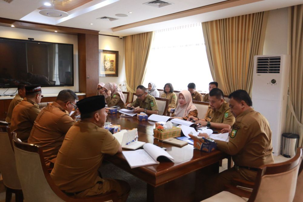 Langsung Link ke KPK, Inspektorat Ingatkan Kepala OPD Provinsi Riau Kumpulkan Data MCP Tepat Waktu