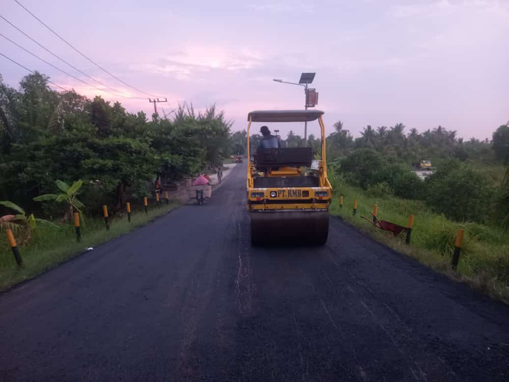 Dinas PUPR Riau Gesa Pembangunan Jalan di Bengkalis Sesuai Arahan PJ Gubri