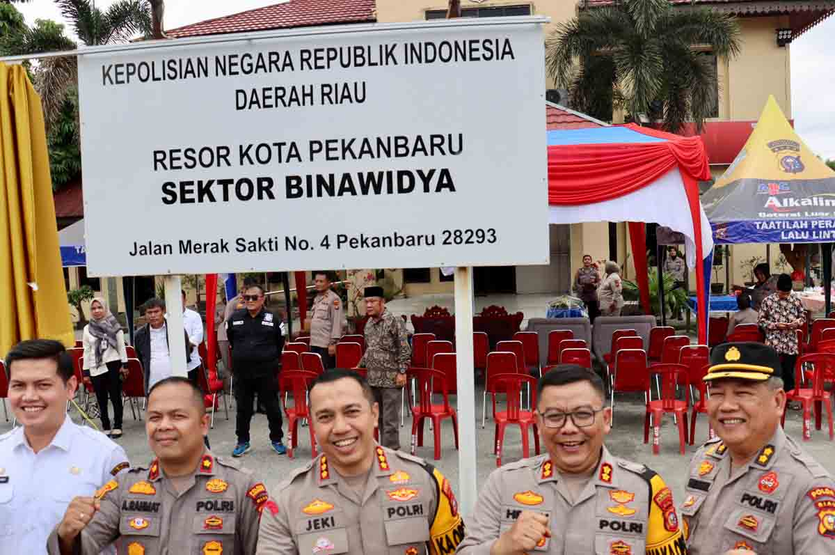 Polsek Tampan Berganti Nama Menjadi Polsek Bina Widya