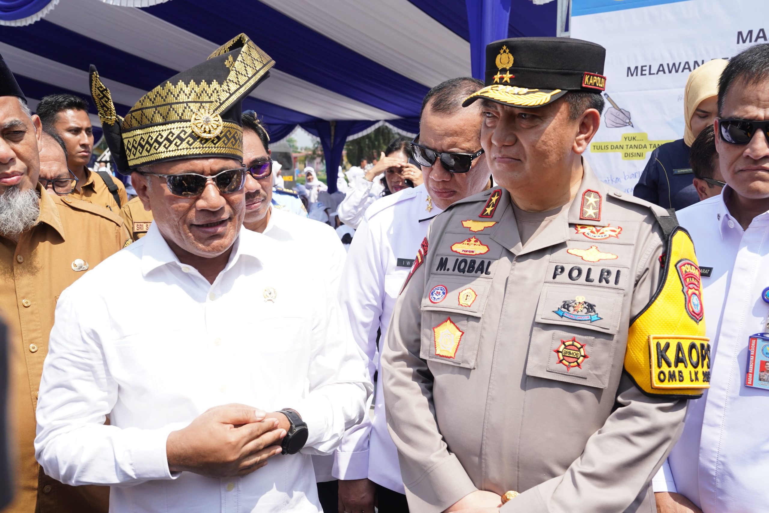 Gagalkan Peredaran 2 Ton Sabu, Kepala BNN Pusat Komjen Pol Marthinus Puji Kinerja Kapolda Riau