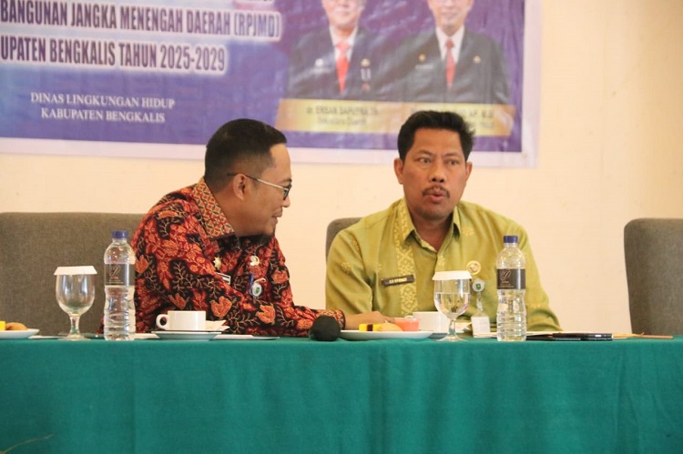 Ikuti Rapat Pra KLHS RPJMD, Bupati Bengkalis Berharap Masukan