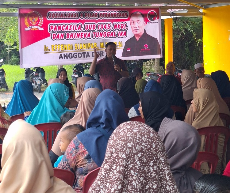 Effendi Sianipar Perkuat Pemahaman 4 Pilar di Kota Pekanbaru