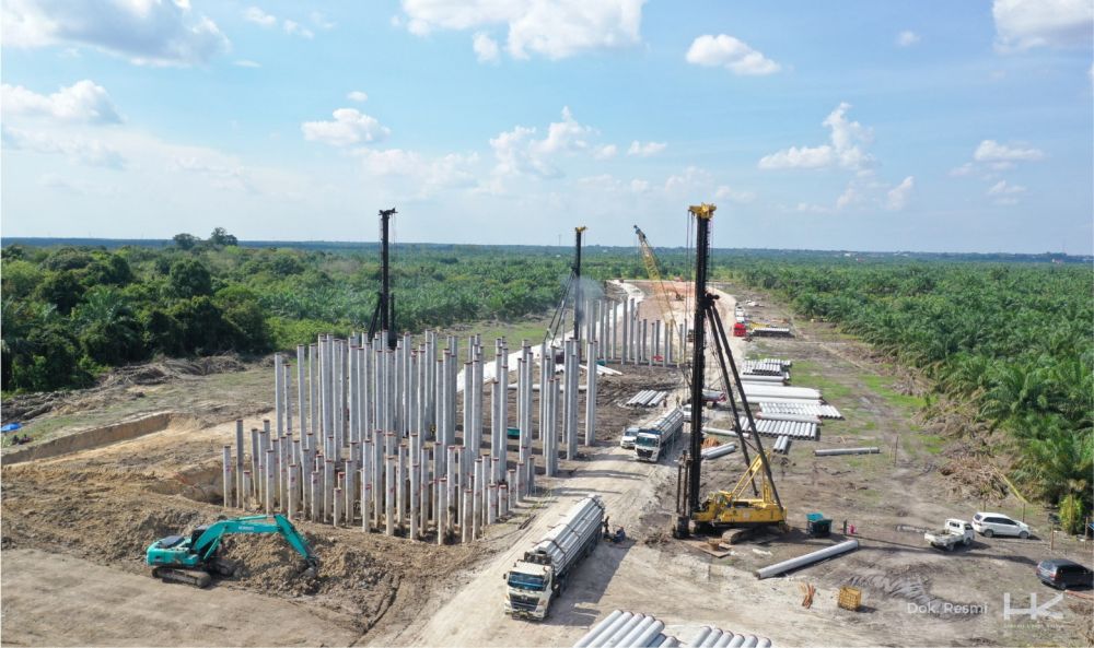 Hubungkan Riau dan Sumsel, Pembangunan Persimpangan Tol Rengat-Bypass Pekanbaru Selesai 2025