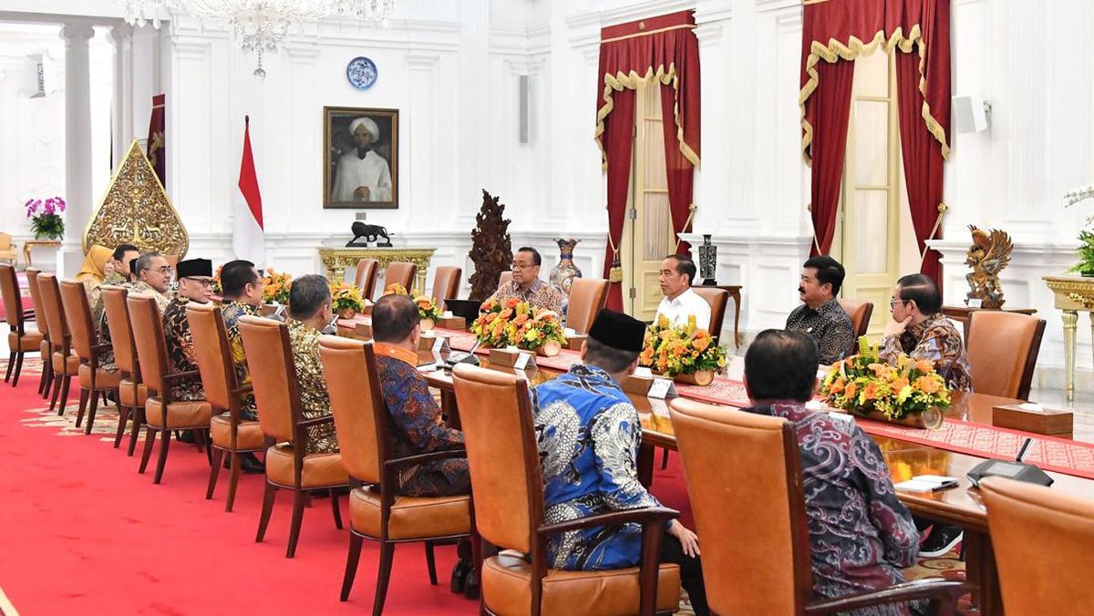 Rapat Konsultasi Bersama MPR RI, Presiden Jokowi Bahas Upacara HUT RI ke-79 di IKN