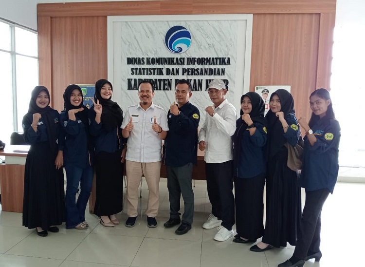 Universitas Labuhan Batu Sampaikan Terima Kasih Pada Diskominfotiks Rohil