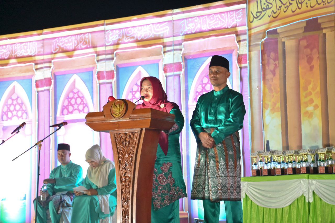 Bupati dan Wabup Bengkalis Buka MTQ ke-22 Tingkat Kecamatan Rupat Utara
