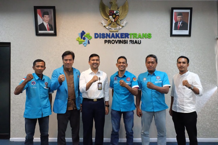 Ketua PD F.SPBPU Riau Apresiasi Kadisnakertrans Boby Rachmat: Sangat Mengayomi