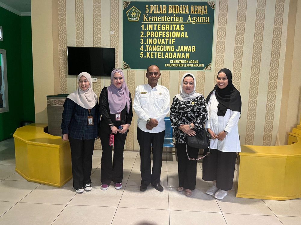 Komisi Informasi Riau Monitoring dan Verifikasi Faktual ke Kemenag Kepulauan Meranti