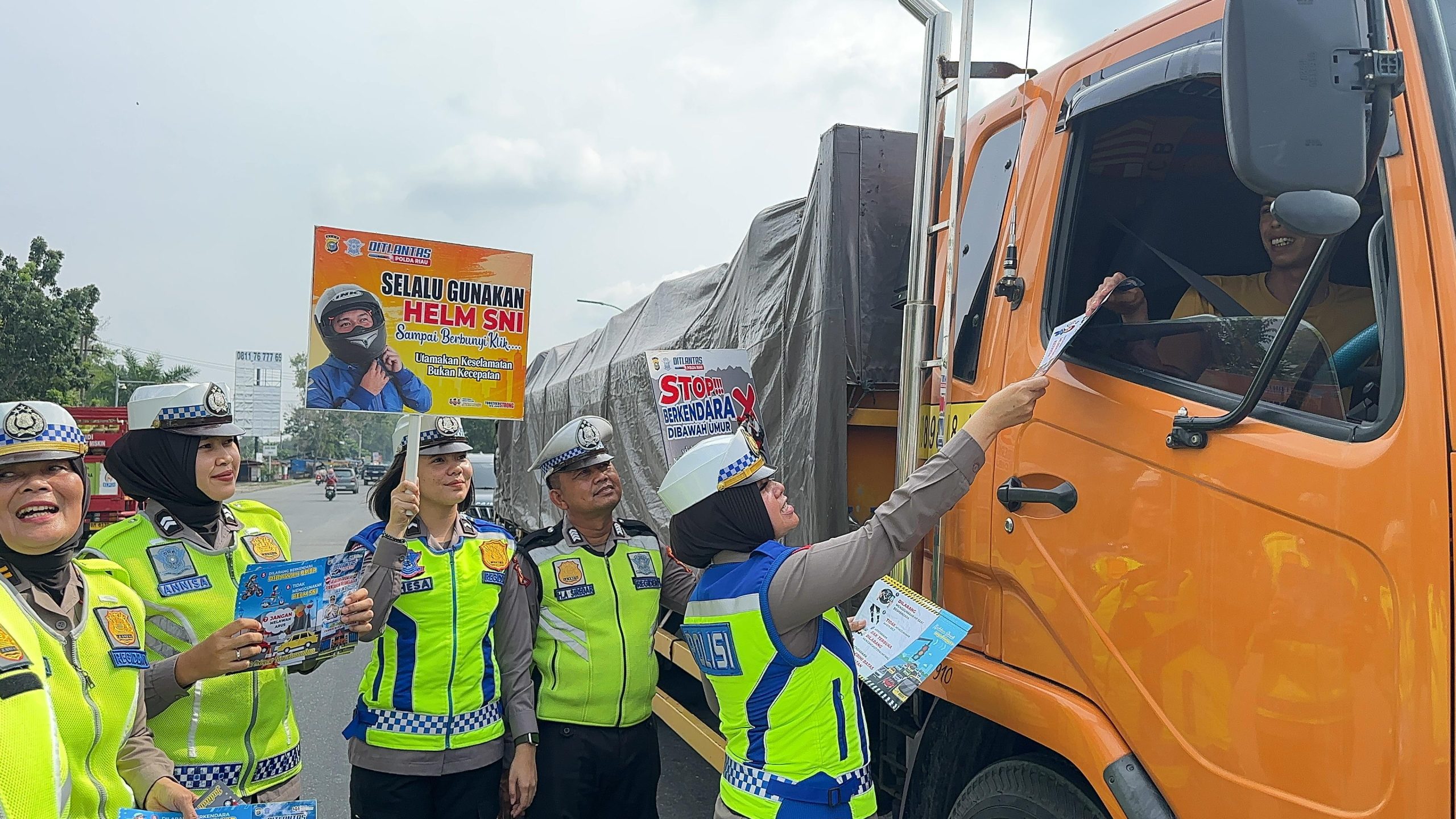 Baru 3 Hari Digelar, Operasi Lancang Kuning Polda Riau Jaring 2.616 Pelanggar Lalu Lintas
