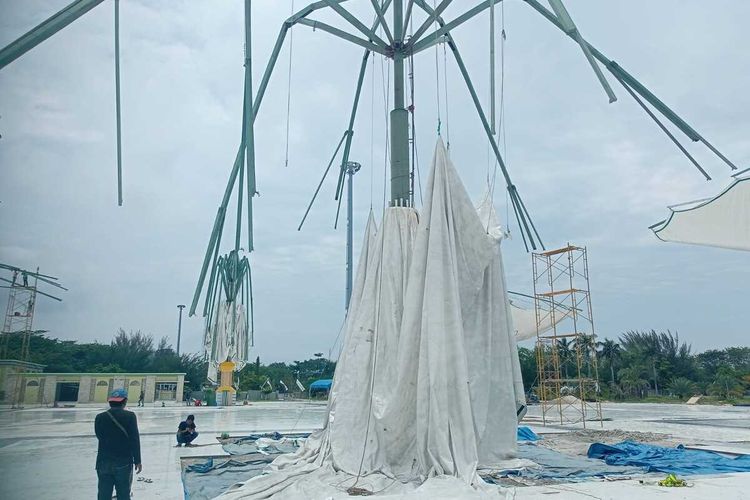 Rekomendasi BPK RI, Pemprov Riau Bentuk Tim dari ITB dan UIR Kaji Proyek Payung Elektrik Mesjid Annur
