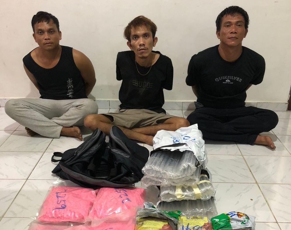 Kirim Narkoba Melalui Pelabuhan Tikus, Polda Riau Amankan 5 Kg Sabu dan 20 Ribu Ekstasi