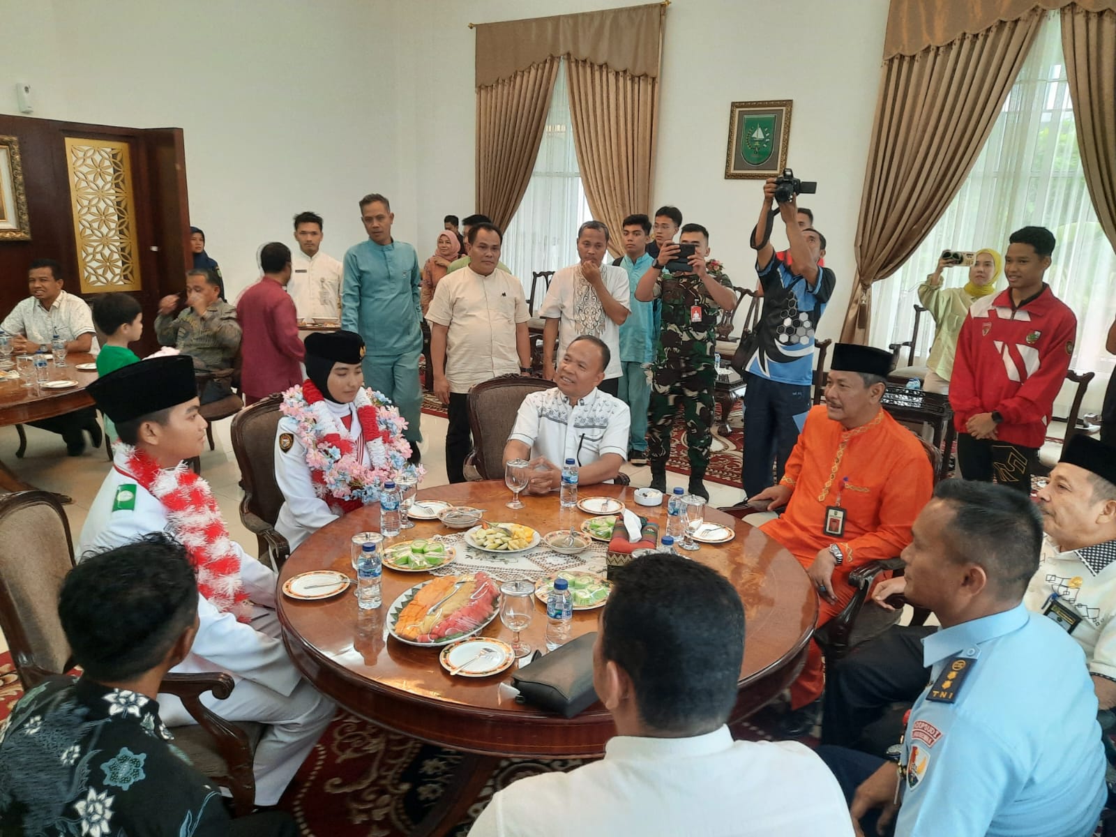 Pemprov Riau Sambut Kedatangan Anggota Paskibraka Nasional 2024 Asal Riau