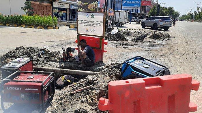 Sekdako Pekanbaru Geram! PDAM Jangan Asal-asalan Timbun Bekas Galian Pipa