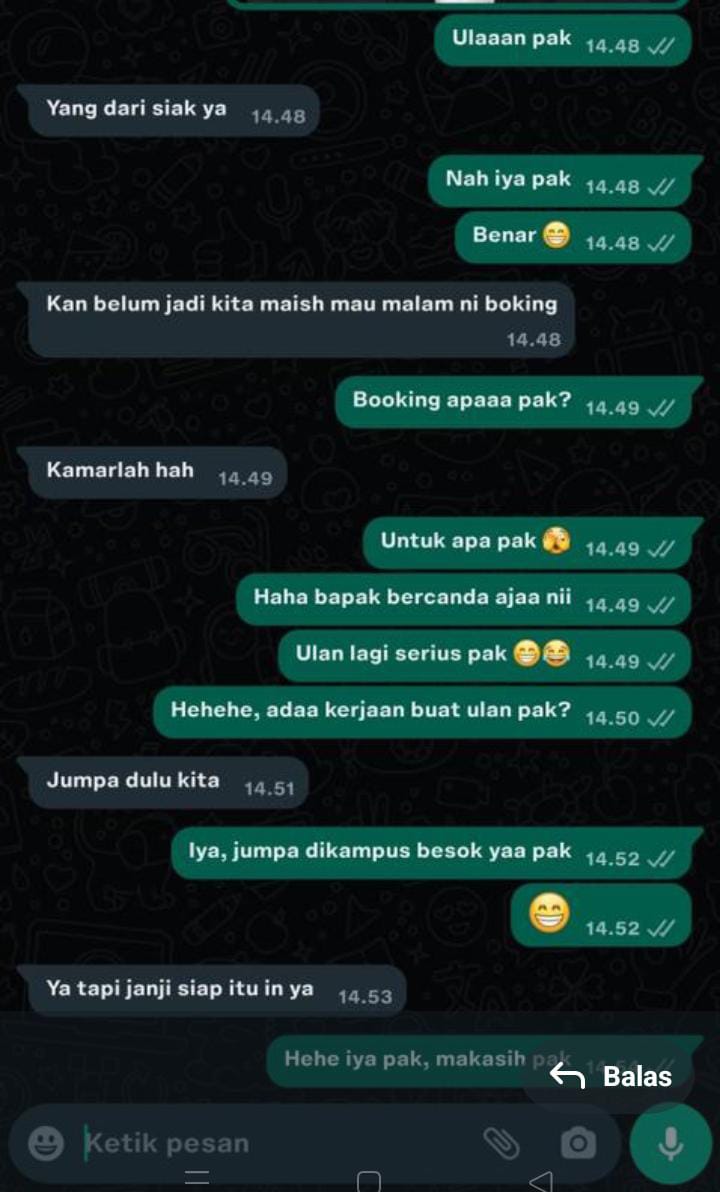Heboh! Oknum Dekan Fisip UIR Diduga Lakukan Pelecehan Seksual Terhadap Mahasiswi, Sempat Diajak Ngamar
