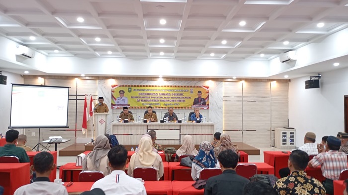 Pemkab Inhil Gelar Pendidikan Budaya Politik Bagi Parpol dan Masyarakat