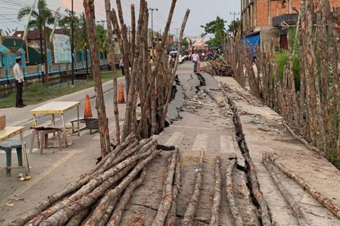 3 Ribu Paku Beton yang Dulunya Untuk Turap Sungai Siak Dihibahkan ke Inhil