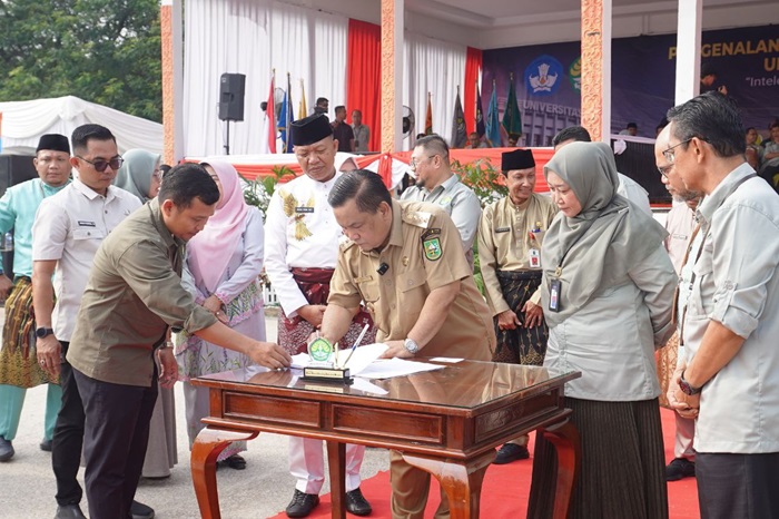 Unri Terima Aset dari Pemprov Riau, Rektor Prof. Sri Indarti:  Penantian Puluhan Tahun Terwujud Dikepemimpinan SF Hariyanto