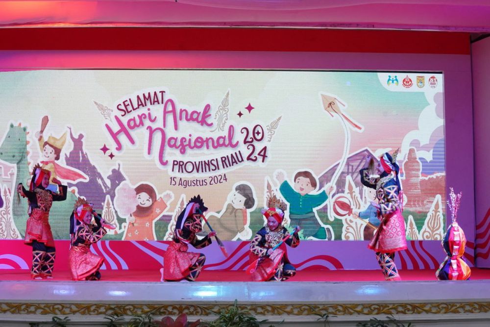 Puncak Hari Anak Nasional, Pemprov Riau Harap Anak di Bumi Lancang Kuning Jadi Cahaya Kehidupan