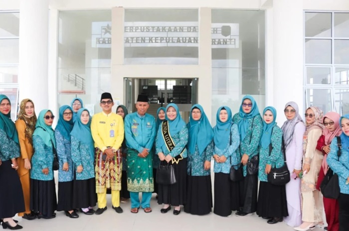 Jajaki Kerjasama, TP-PKK Kunjungi Perpustakaan Meranti