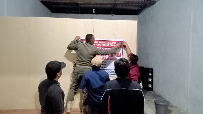 Ada yang Tetap Buka Meski Sudah Disegel, Warung Remang-remang di Pasir Sialang Kembali Ditertibkan