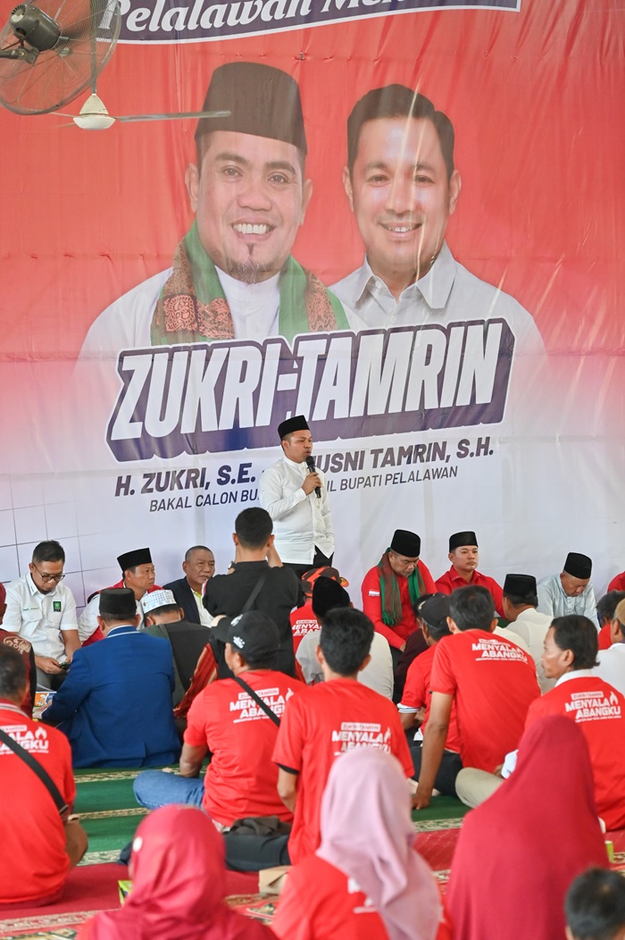 Pelalawan Menyala, Cagubri Abdul Wahid dan Cabup Zukri Saling Sinergi Bangun Pelelawan