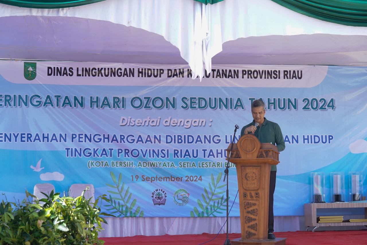 Pemprov Riau Peringati Hari Ozon Sedunia, Asisten II Setdaprov: Ozon Sebagai Perisai Bumi