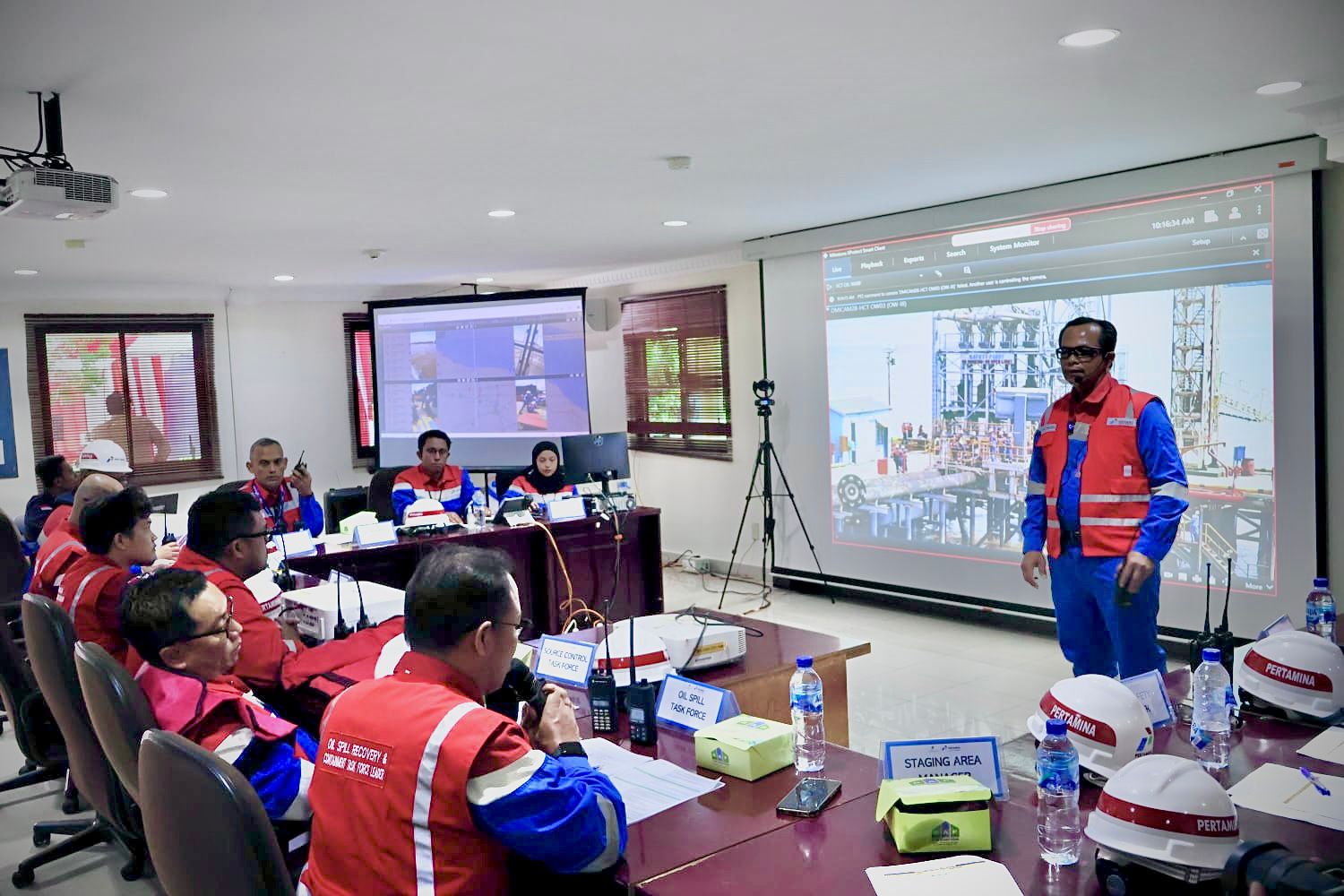 PHR Gelar Latihan Gabungan Atasi Kondisi Darurat di Pelabuhan Dumai
