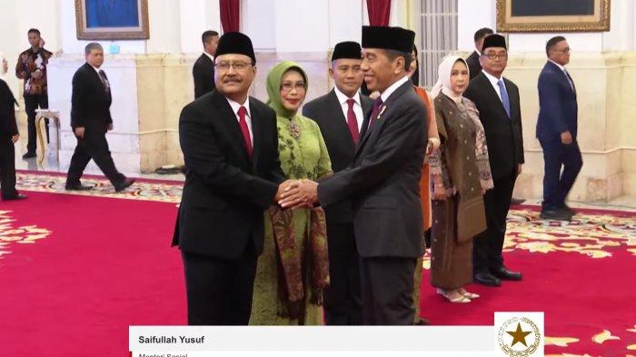 Tri Rismaharini Mundur, Presiden Jokowi Lantik Saifullah Yusuf Jadi Menteri Sosial