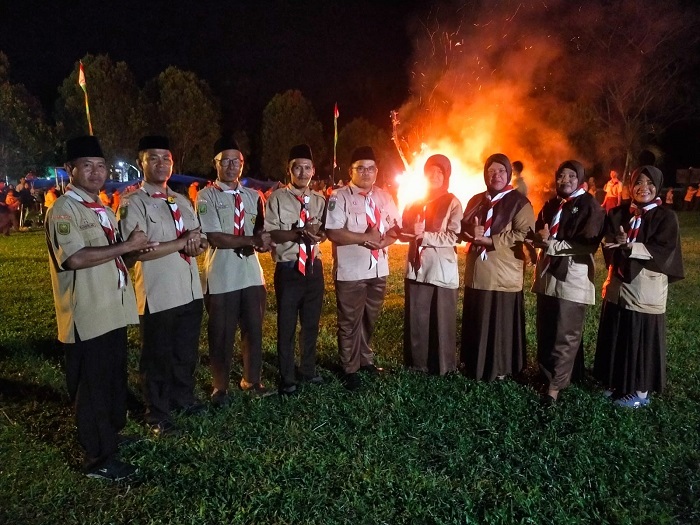 Pramuka Penggalang SD 02 Jati Baru Gelar Perkemahan LT 1 Gudep 07.003 - 07.004