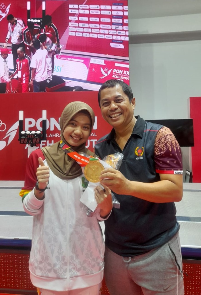 Wabup Husni Merza Bangga Atlet Anggar dan Berkuda Asal Siak Raih Medali di PON Aceh-Sumut