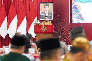 Hadiri Silaturahmi Kamtibmas Pilkada 2024, Asisten I Setdaprov Riau Harap Paslon Tidak Kampanye SARA