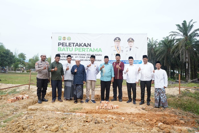 Komit Tingkatkan Dunia Pendidikan, Pemda Siak dan PT. BSP Bangun Ruang Kelas dan Asrama 2 Ponpes