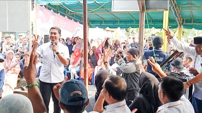 Kampanye Dialogis di Bagan Timur, Paslon BIJAK Siap Wujudkan Kesejahteraan Guru, Honorer dan Lapangan Pekerjaan