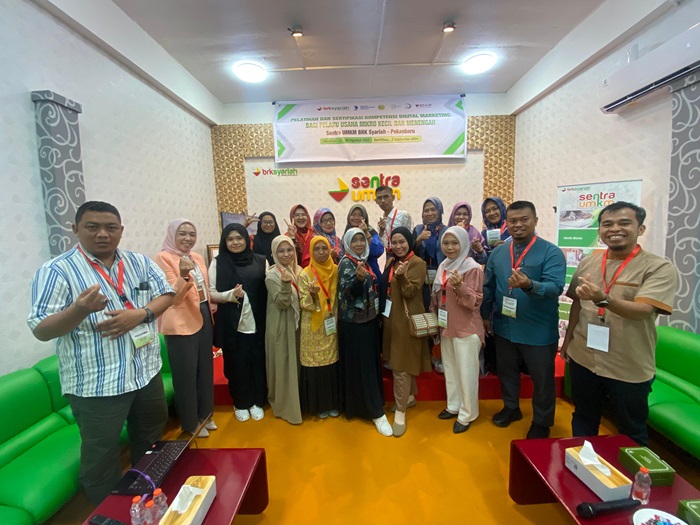 Memperluas Jangkauan Pasar, Nasabah UMKM BRK Syariah Diberikan Pelatihan dan Sertifikasi Digital Marketing