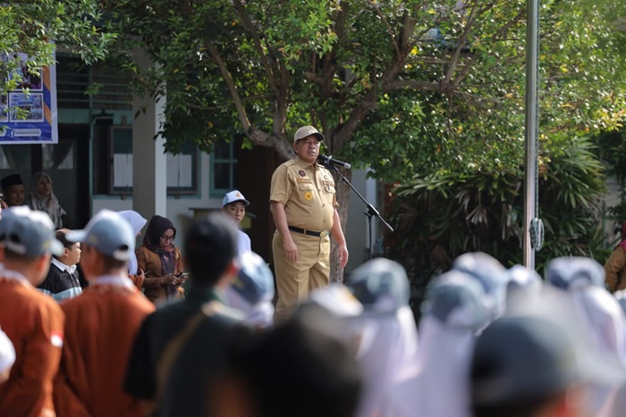 Goes To School, Bupati Alfedri: Ada Siswa SMAN I Sungai Apit Dapat Beasiswa ke Amerika