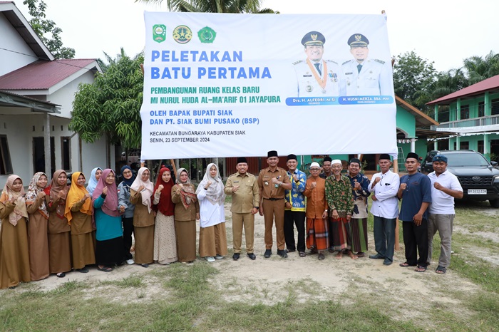 Sinergi dengan PT. BSP, Pemkab Siak Bangun Fasilitas Pendidikan di 11 Ponpes