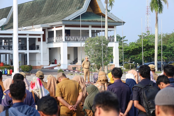 Bupati dan Wabup akan Cuti Kampanye 58 Hari, Ini Pesan Husni Kepada ASN Siak