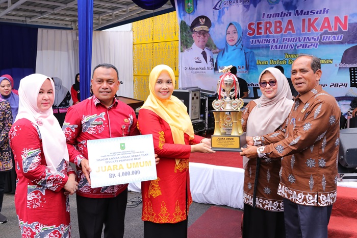 Juara Umum Lomba Masak Serba Ikan Tingkat Provinsi Riau, TP-PKK Siak Pastikan Melaju ke Tingkat Nasional