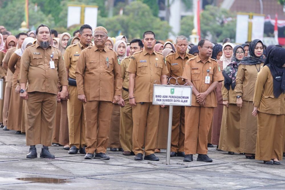 Dipimpin Pj Gubri, Seluruh ASN Pemprov Riau Bersumpah untuk Netral di Pilkada 2024