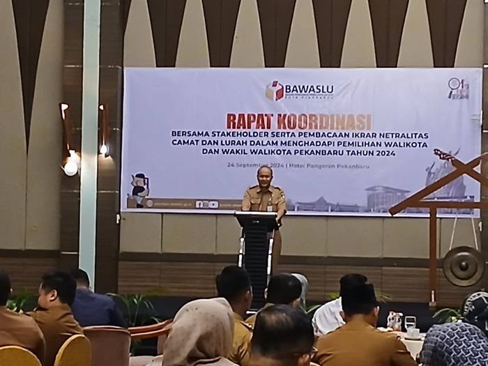 Camat dan Lurah se-Pekanbaru Berikrar Netral di Pilkada 2024