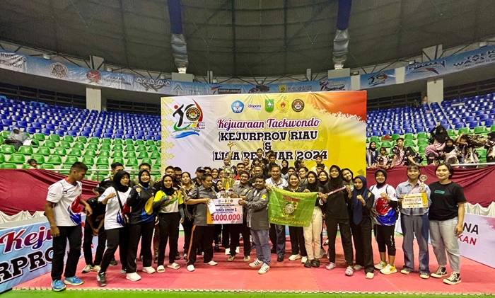 Pertama Dalam Sejarah, Kampar Juara Umum Kejurprov Taekwondo Riau