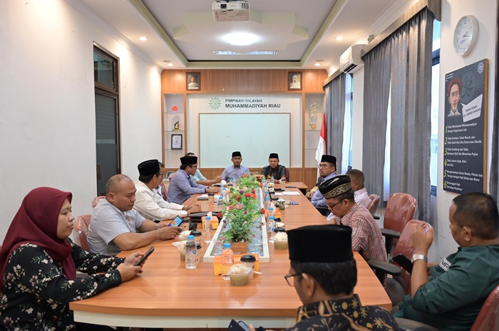 Disambangi Cagubri Abdul Wahid, Ketua PW Muhammadiyah Riau Ajak Kolaborasi Membangun Riau