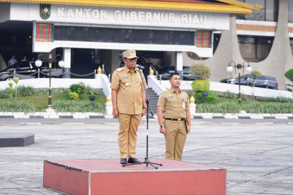 Apel Bersama, Pj Gubri Rahman Hadi Minta Dimasa Transisi Layanan Masyarakat Harus Tetap Optimal