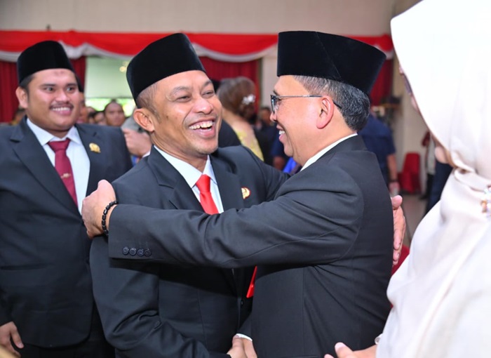 Akhmad Sudirman Tavipiyono Pjs Bupati Bengkalis, Ini Pesan Bagus Santoso
