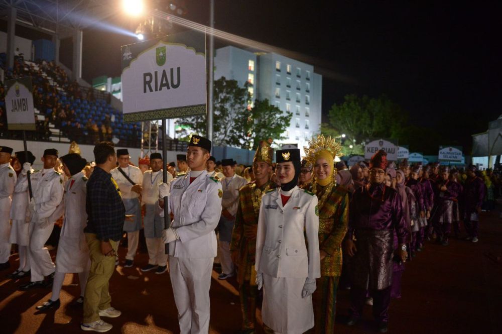Resmi Dibuka Presiden Jokowi, Riau Kirim 56 Kafilah di MTQ XXX Kaltim